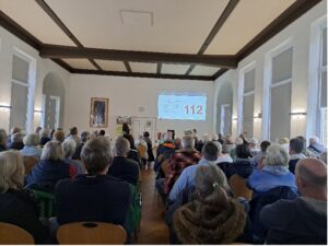 Vortrag in der Klinik zum Thema Herzkrank